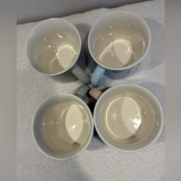 Set of 4 Stokes Victorian Inspired New Bone China Pastel Mugs Cups - Picture 5 of 10